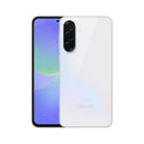 Galaxy A36 5G (Brand New) smartphone in white color showing front and back views.