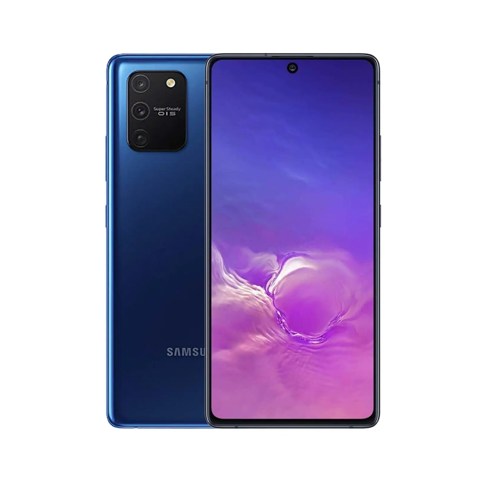 Galaxy S10 Lite 4G Smartphone (Refurbished) in blue color with Super AMOLED Plus display