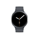 Galaxy Watch 8 44mm Bluetooth (Refurbished) displayed with stylish round black face and silicone strap.