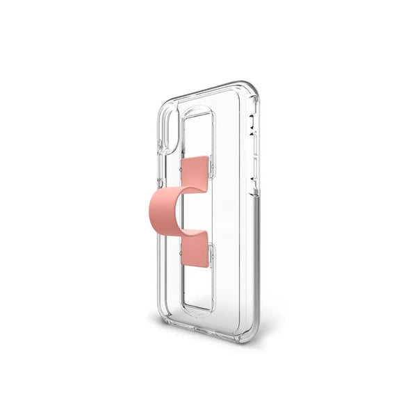 SlideVue iPhone XS Max Clear / Pink Case