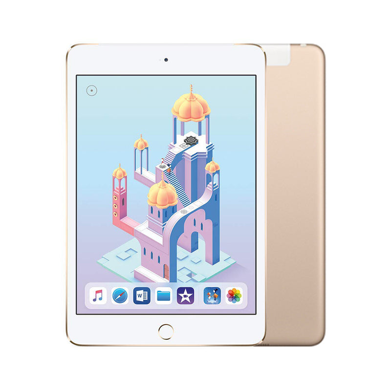 Apple iPad Mini 4 Wi-Fi + Cellular 128GB Gold (As New)