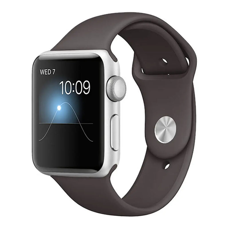 38mm Space Gray Aluminum Black Sport Band Apple Watch Series